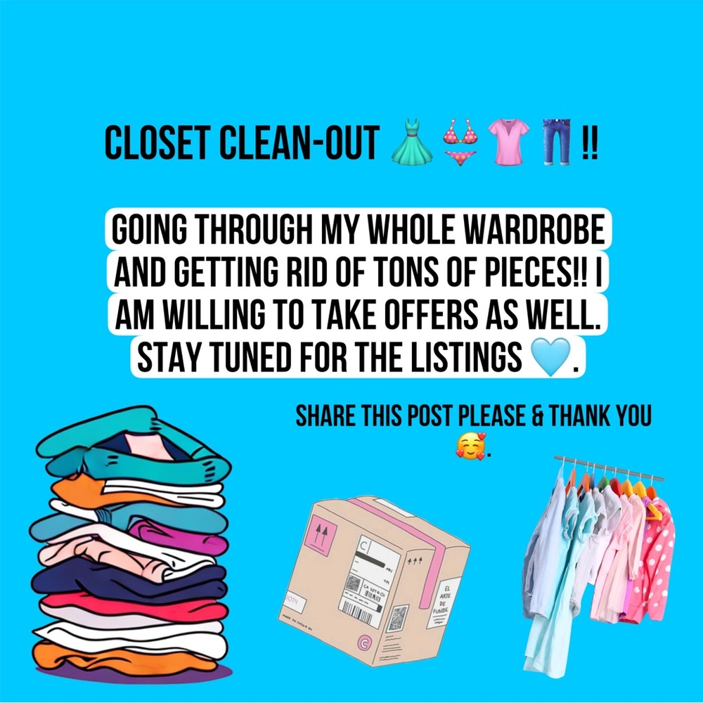 Closet Clean-Out ‼️